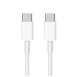Cablu Cauciuc Alb 2m USB tip C - USB tip C 