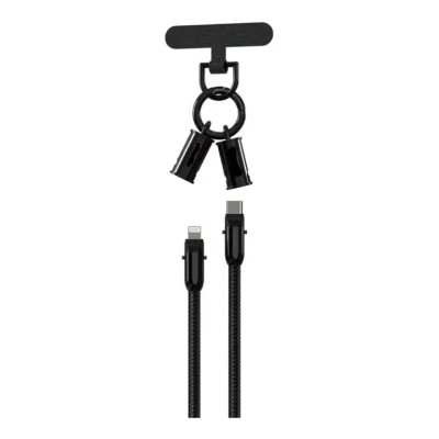 Cablu de date Type C la Lightning 30W cu curea si conexiune magnetica Andowl Q SJ16B