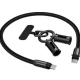 Cablu de date USB C PD 60W cu curea  si conexiune magnetica Andowl Q SJ16A