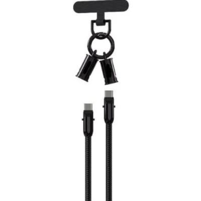 Cablu de date USB C PD 60W cu curea  si conexiune magnetica Andowl Q SJ16A