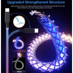 Cablu Iluminat de incarcare Rapida si Transfer Date USB/Type C