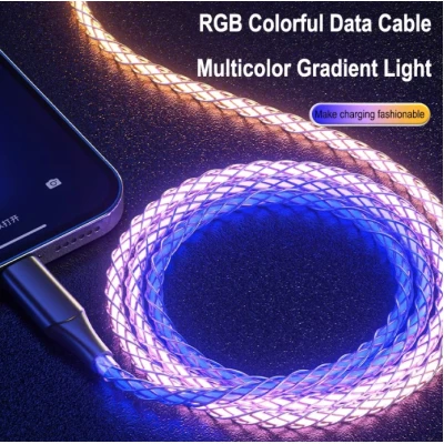 Cablu Iluminat de incarcare Rapida si Transfer Date USB/Type C
