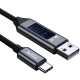 Cablu USB C cu Display Digital incarcare telefon mobil