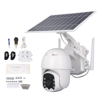 Camera de Supraveghere 4G cu Panou Solar PTZ Wifi 1080P