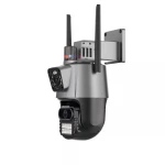 Camera de Supraveghere dubla WIFI Rotativa cu Sirena 8MP