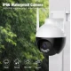 Camera inteligenta de Supraveghere cu Unghi Wide HD 4MP Rotunda Alba