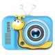 Camera pentru copii HD 1080P Melc Albastru