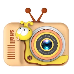 Camera pentru copii HD 1080P Melc Portocaliu