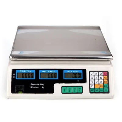 Cantar Electronic 40kg Piata Digital Comercial Pentru Fructe Si Legume