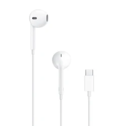Casti In-Ear AirPods cu Fir Albe USB Type C