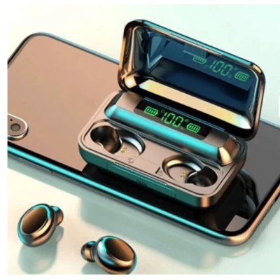 Casti In Ear TWS F9 Bluetooth 5.0 Wireless IPX7 4000mAh HiFi