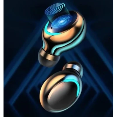 Casti In Ear TWS F9 Bluetooth 5.0 Wireless IPX7 4000mAh HiFi