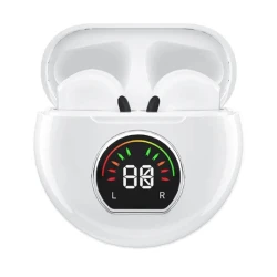 Casti TWS Bluetooth PRO 6S MAX cu dock de incarcare