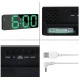 Ceas digital LED DS-3806M cu afisaj VERDE