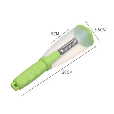 Decojitor cu cutie de colectare resturi din Plastic Verde