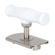 Deschizator de borcane si sticle cu Prindere Capac si Maner Alb / Inox