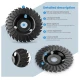 Disc de slefuit plat pentru lemn 125 mm