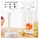 Dozator apa de birou din Inox cu Incarcare USB Alb/Negru