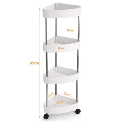 Etajera cu 4 Rafturi pentru Colt 28 x 22 x 85 cm Plastic