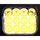 Far LED pentru bicicleta 12 LED 5 Moduri Iluminare + Claxon XK-012