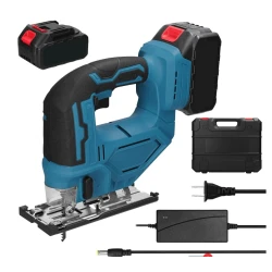 Fierastrau pendular German Meister 2 acumulatori 128V 6Ah lemn 80mm