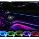 Fir neon cu LED 2 metri RGB conectare mufa USB