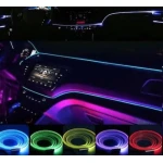 Fir neon cu LED 3 metri RGB conectare mufa USB
