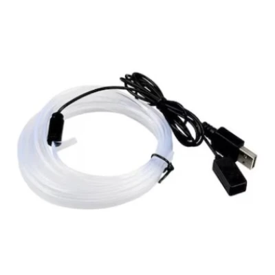 Fir neon cu LED 5 metri RGB conectare mufa USB