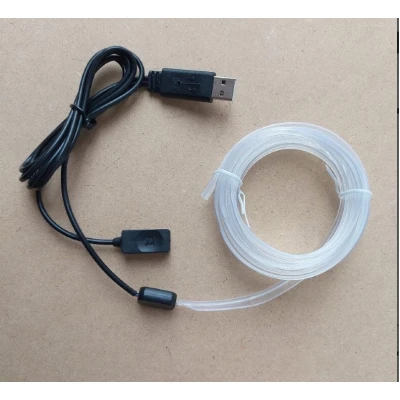 Fir neon cu LED 5 metri RGB conectare mufa USB