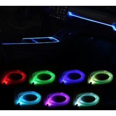 Fir RGB 2m lumina ambientala auto cu alimentare mufa USB 
