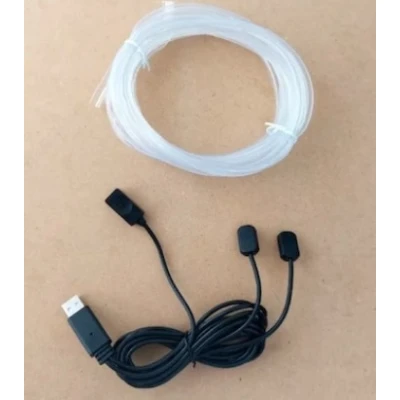 Fir RGB 5m lumina ambientala auto cu alimentare mufa USB