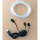 Fir RGB 5m lumina ambientala auto cu alimentare mufa USB