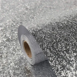 Folie Aluminiu Autoadeziva ARGINTIE Rezistenta 60x300 cm LY