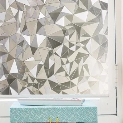 Folie geam cu efecte geometrice 45 cm x 300 cm