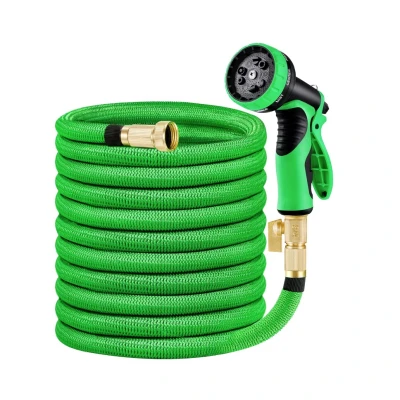 Furtun extensibil pentru gradina SUPER HOSE 75 FT = 22.5m VERDE