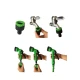 Furtun Extensibil VERDE Creponat  45m MAGIC HOSE