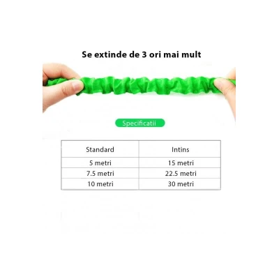 Furtun Extensibil VERDE Creponat  45m MAGIC HOSE