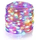 Ghirlanda COLORATA 5m 50LED la priza Luminoasa Decorativa din Cupru