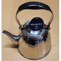 Ibric Ceai VL-9374 Vicalina ARGINTIU 1.0L cu Maner 