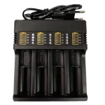 Incarcator MS-484AX 4 Acumulatori 4.2V Li-Ion 18650 cu 4 Porturi la priza 220V 