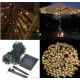 Instalatie Solara 10 Metri cu 100 LED liniara ALB CALD HS