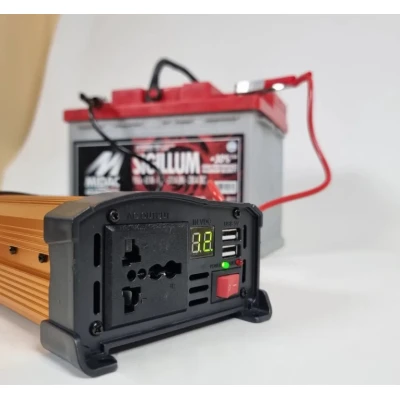 Invertor 12V 2000W cu Unda Sinusoidalal si Priza 220V KS2000