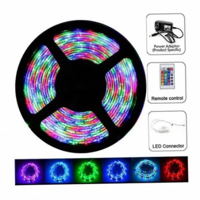 Kit Banda RGB LED 10 Metri 2x5 metri RGB cu telecomanda