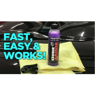Kit Ceara Lichida Ceramica Efect Hidrofob 236ml SHINE ARMOR