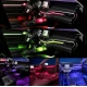 Kit Lumini Ambientale interior auto 18 in 1 RGB cu Aplicatie
