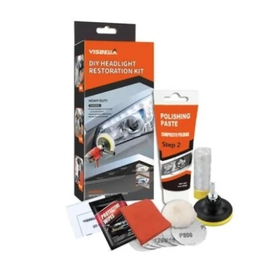 Kit Polish Restaurare Faruri 15 Elemente