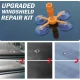 Kit Reparatie Parbriz pentru Sticla Crapata Set Corector cu Ventuza
