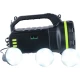 Kit solar CL-18 cu radio și lanternă 10W  + 3 becuri