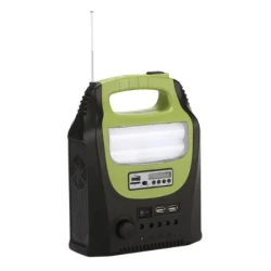 Kit solar GD-8072 cu lampa multifunctionala panou solar si 3 Becuri 