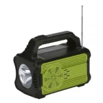 Kit solar GD-8075 cu lampa multifunctionala panou solar si 4 Becuri 